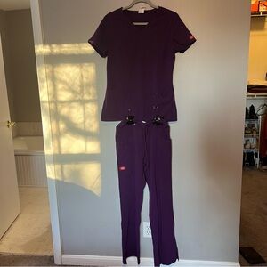 Dickies Purple Women's Scrub Set